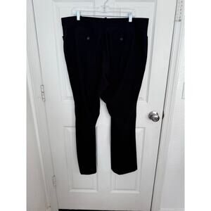WOMENS ROZ & ALI SMART FIT BLACK BLUE DRESS PANT W/ POCKETS SIZE 16